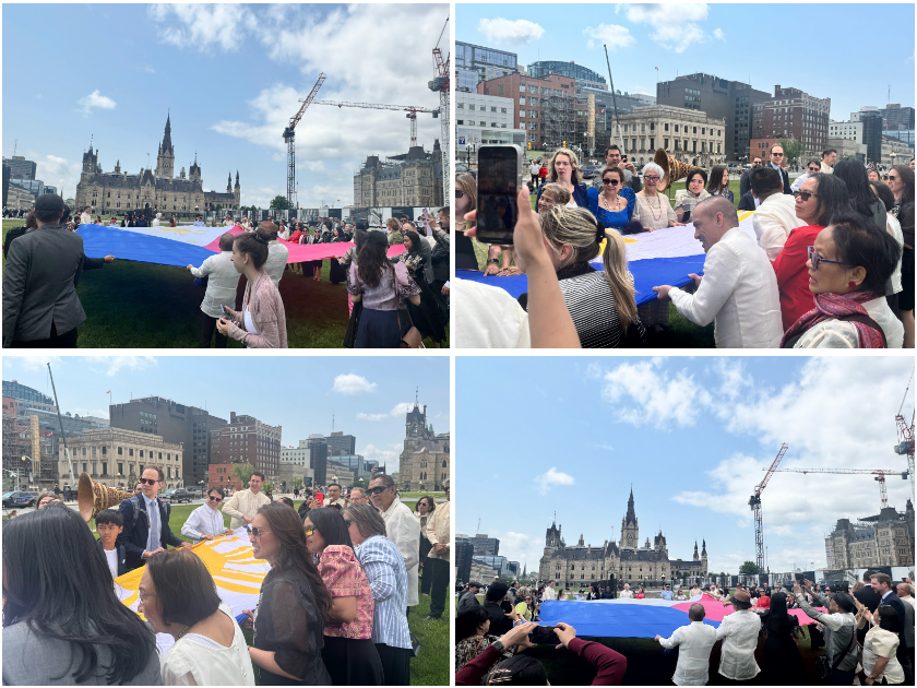 Flag raising at Parliament5