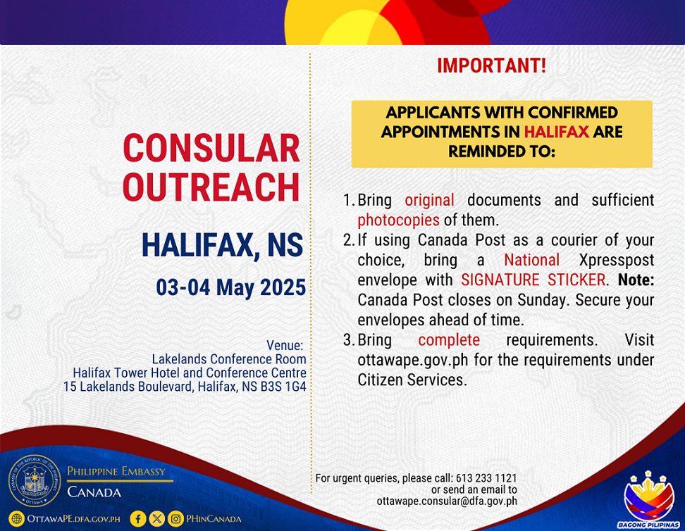 Halifax Reminders