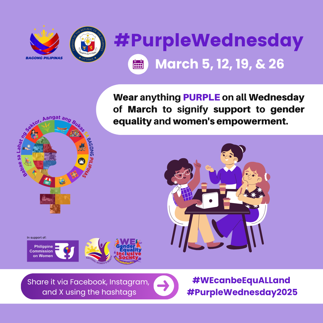 Purple and White Modern International Womens Day Virtual Conference Instagram Post