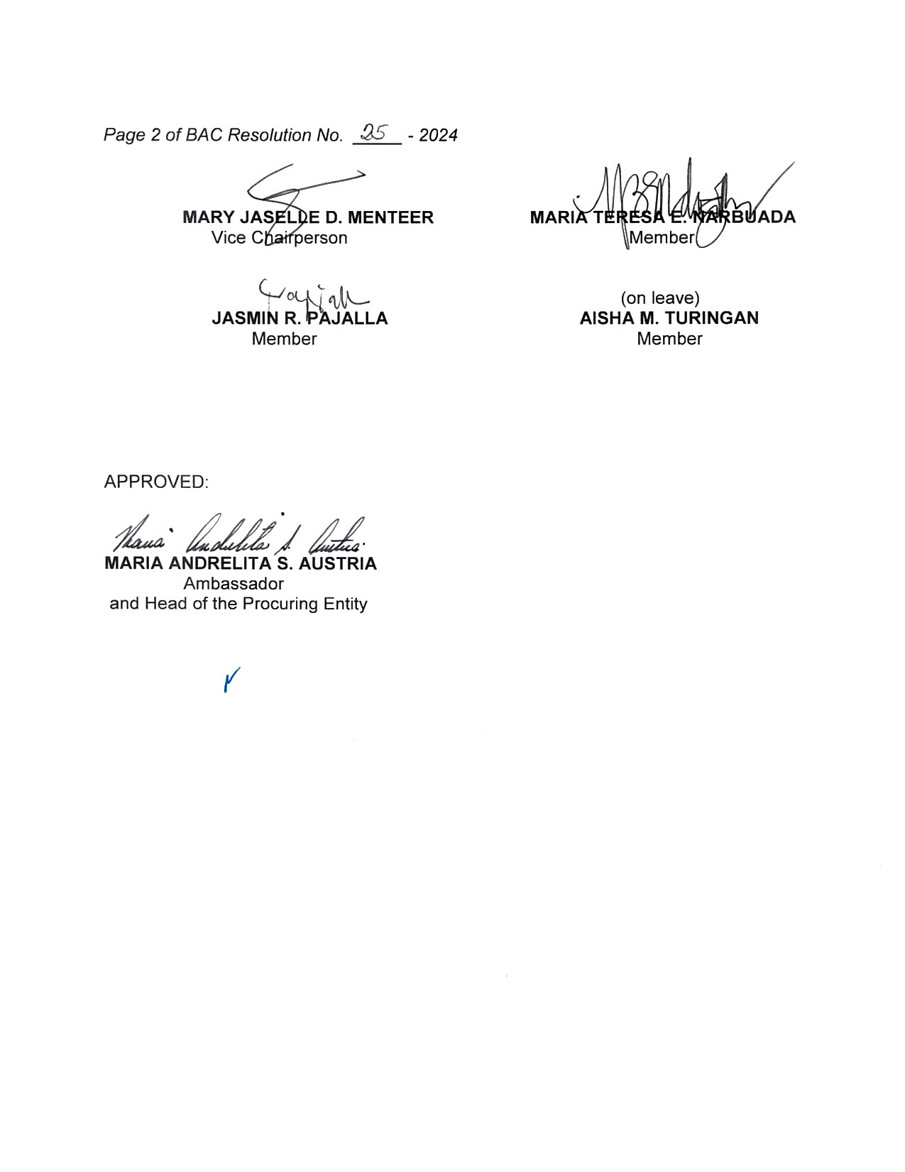BAC RES 25 2024 Amendment of the Contractor for the Hill Times Electronic Subscription 2