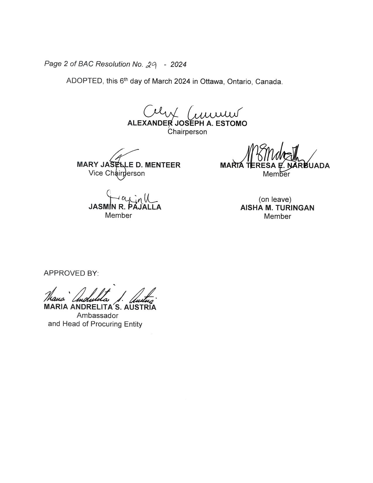 BAC RES 29 2024 Supply of an Adobe Acrobat Software License to Adobe Incorporated 002