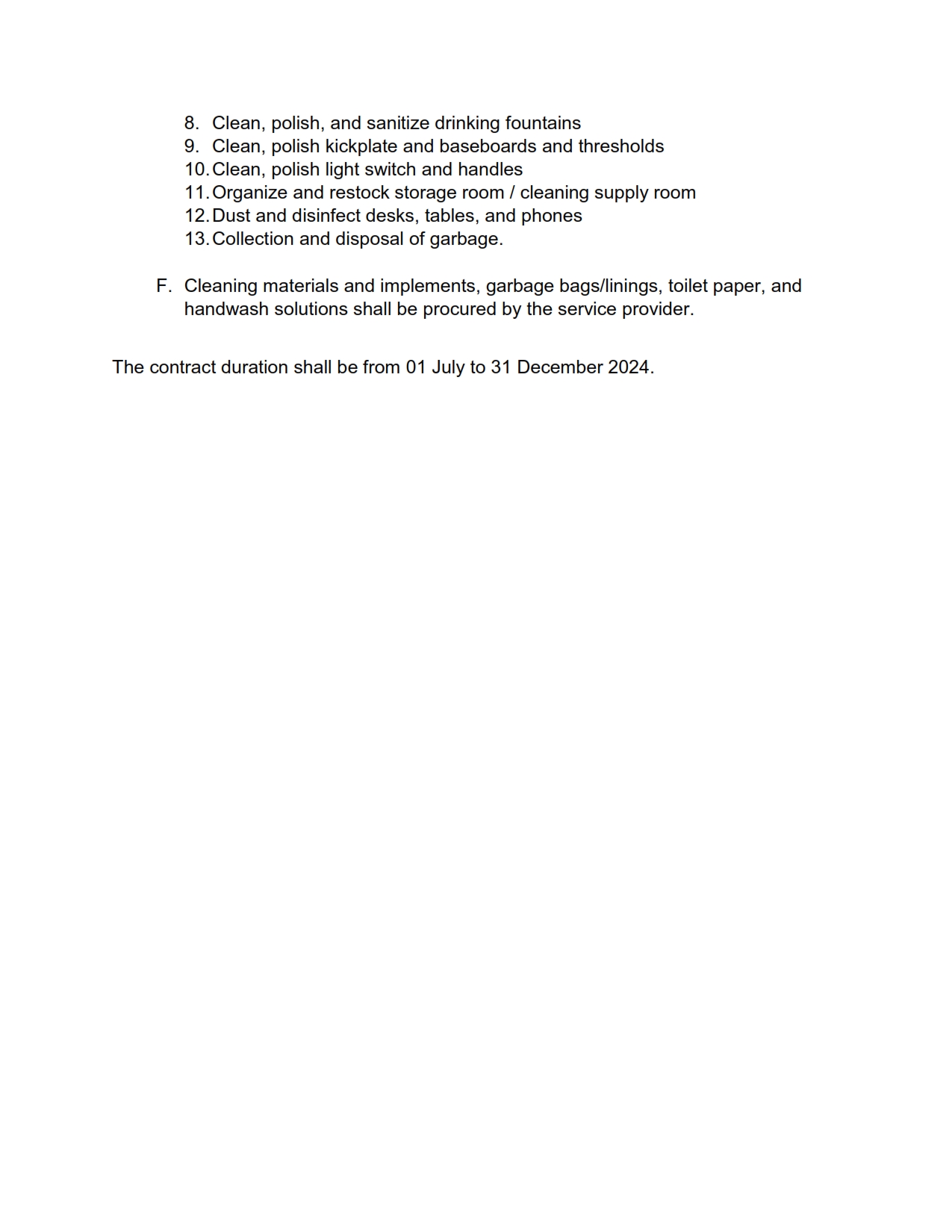 RFP 9 2024 Procurement of Cleaning Services for the Embassy Chancery Building 1 July 31 Dec 2024 003