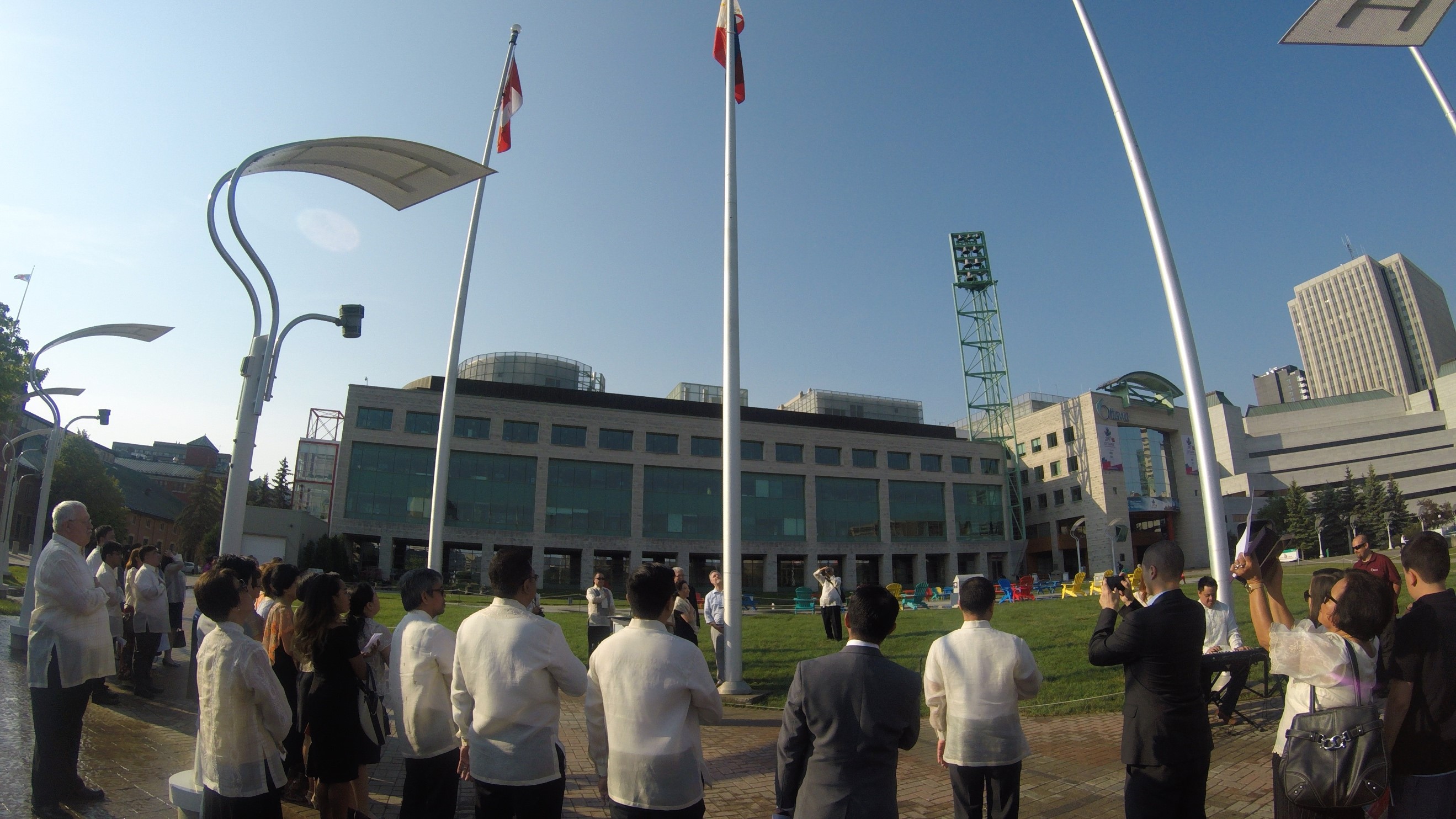 flag raising 1