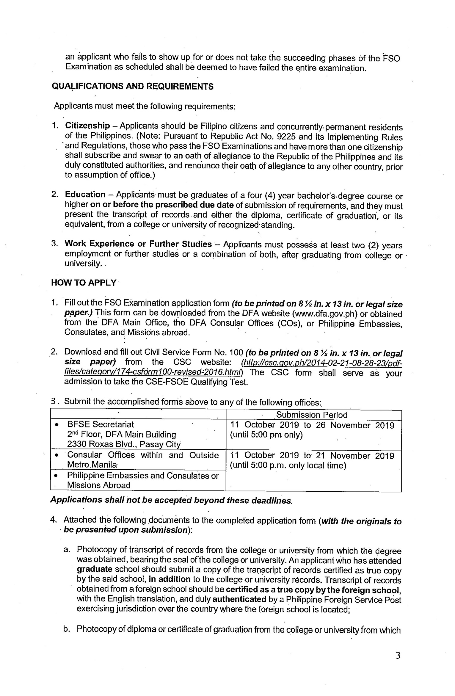 PR 149 3 FSO Announcement