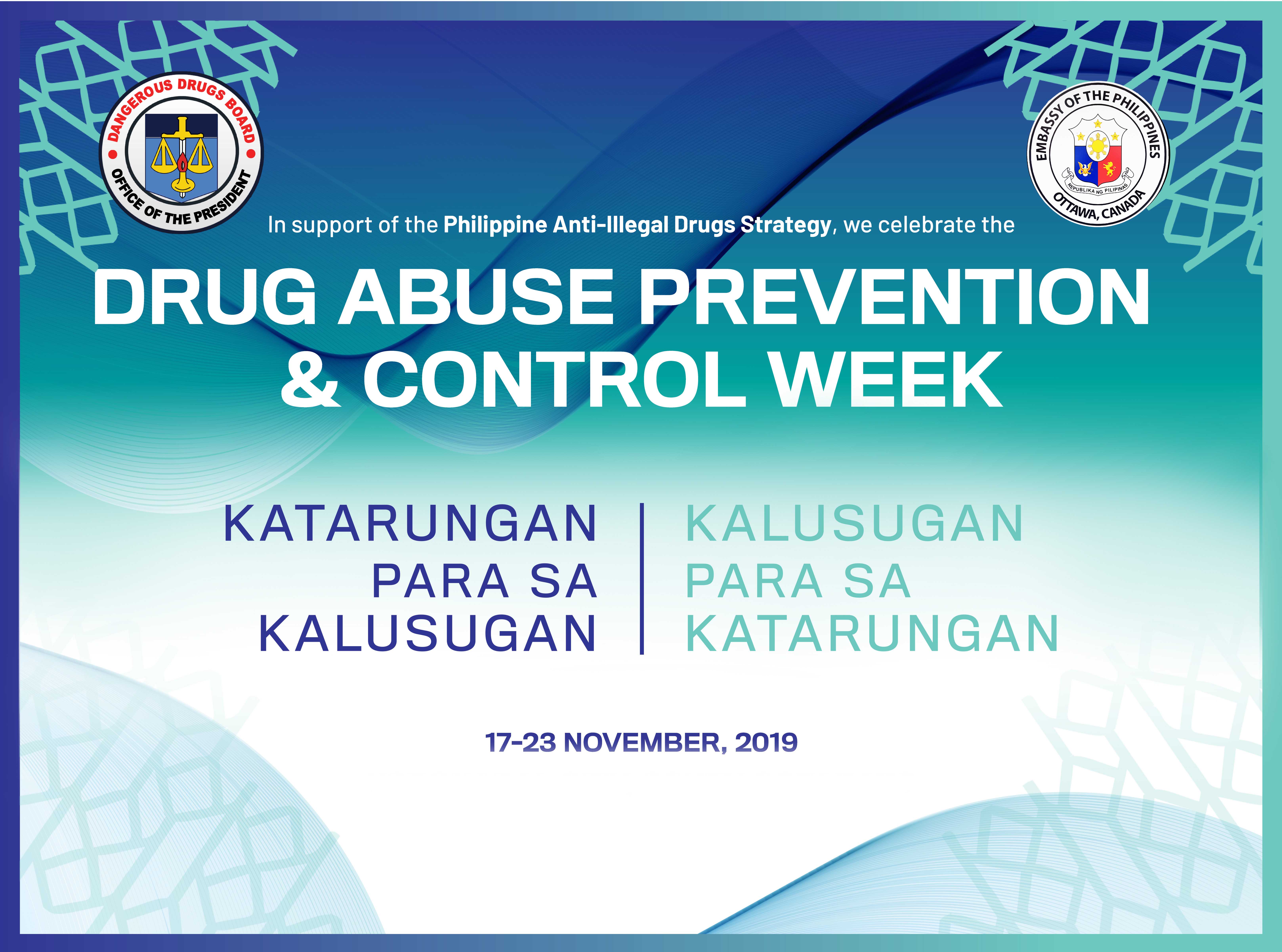 PR 180 Drug Abuse Prevention Week 17 23Nov19