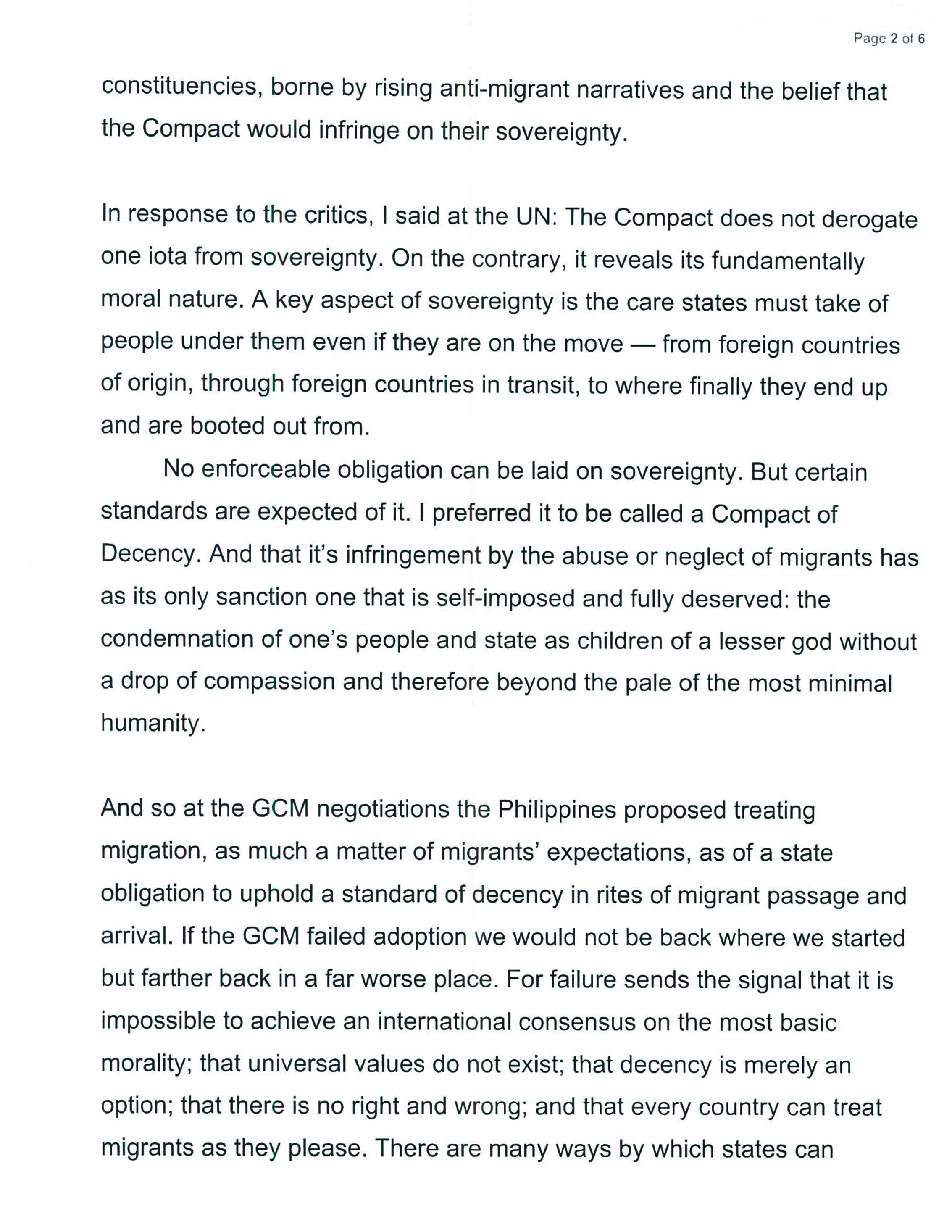 PR 191 2 SFA SPEECH GLOBAL MIGRATION 2 DECEMBER 2019 1