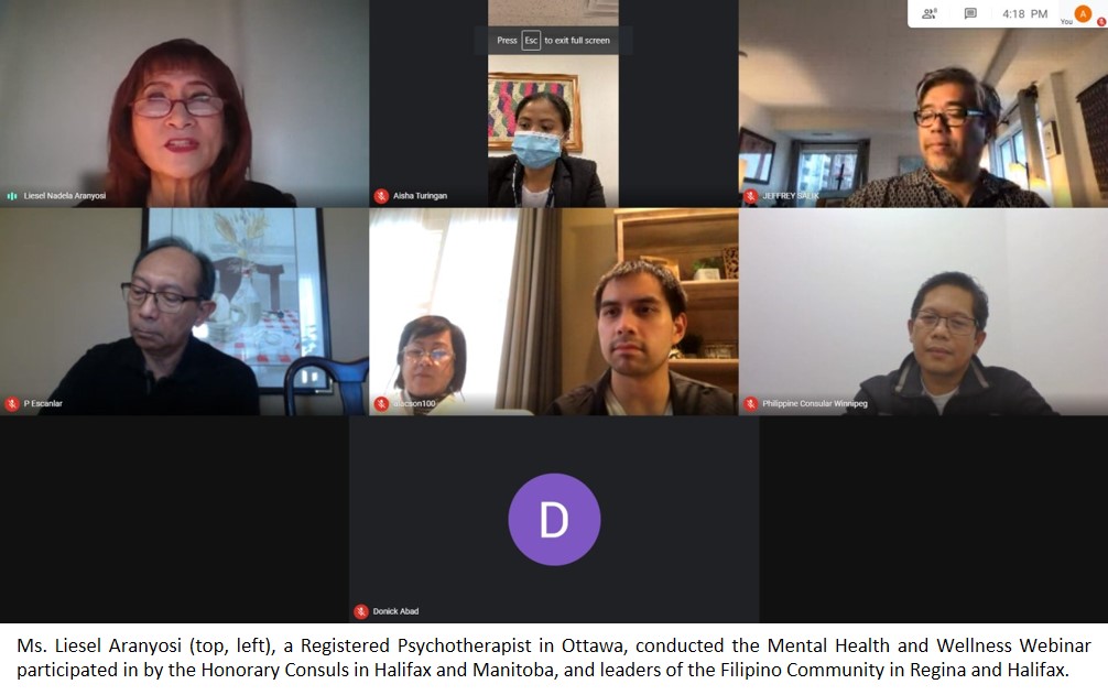 PR 110 cap Mental Health and Wellness Webinar