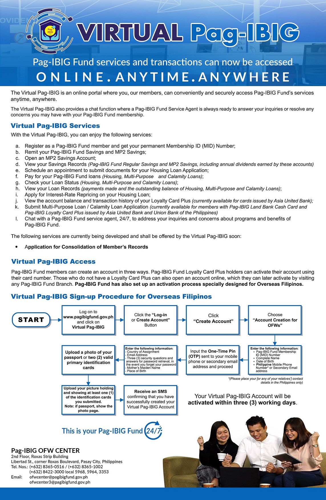 PR 71 Virtual Pag IBIG procedure for OFWs v2 canada