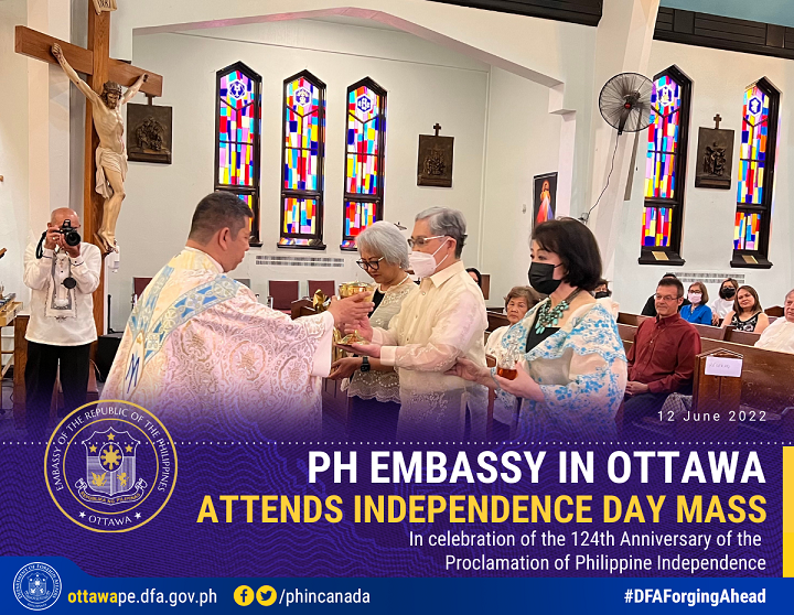 PR 101 2022 PH Embassy in Ottawa Attends Independence Day Mass 3