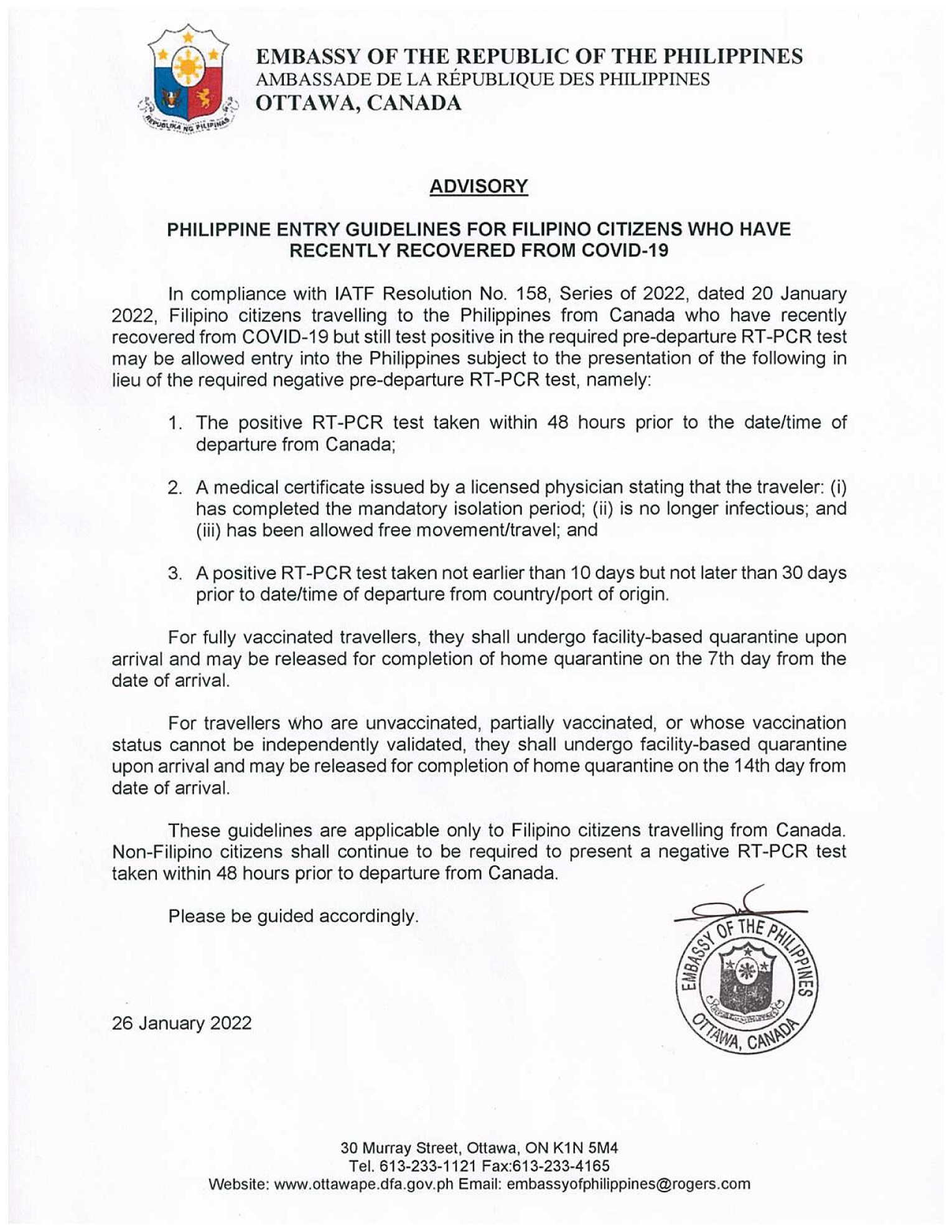 PR 11 2022 Philippine Guidelines for Filipino Citizens Who Have Recently Recovered from COVID 19 001