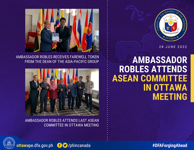 PR 119 2022 rev Ambassador Robles Attends ASEAN Committee in Ottawa Meeting