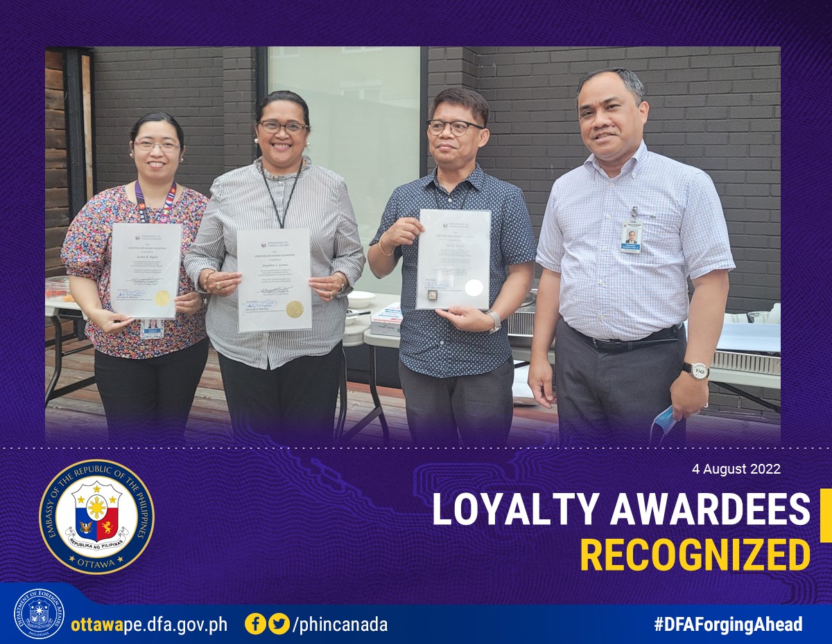 PR 148 2022 Loyalty Awardees Recognized