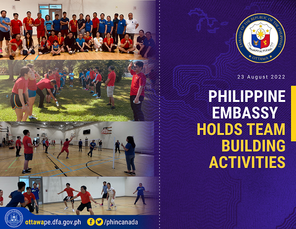 PR 158 2022 Philippine Embassy Holds Team Building Activities 1