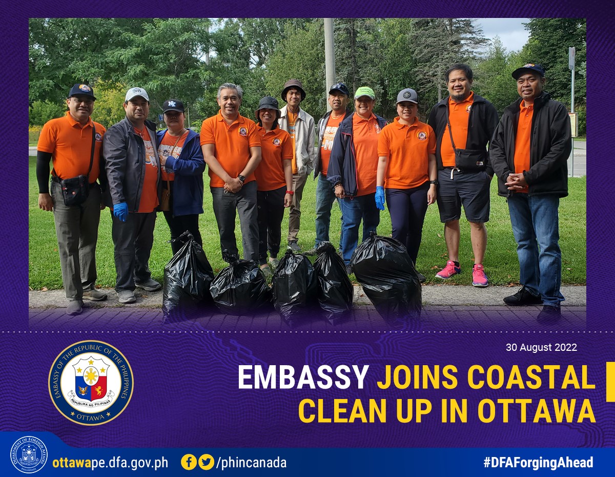 PR 162 2022 Embassy Coastal Clean Up in Ottawa