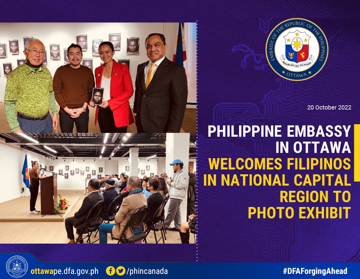 PR 221 2022rev Philippine Embassy in Ottawa Welcomes Filipinos in National Capital Region to Photo Exhibit