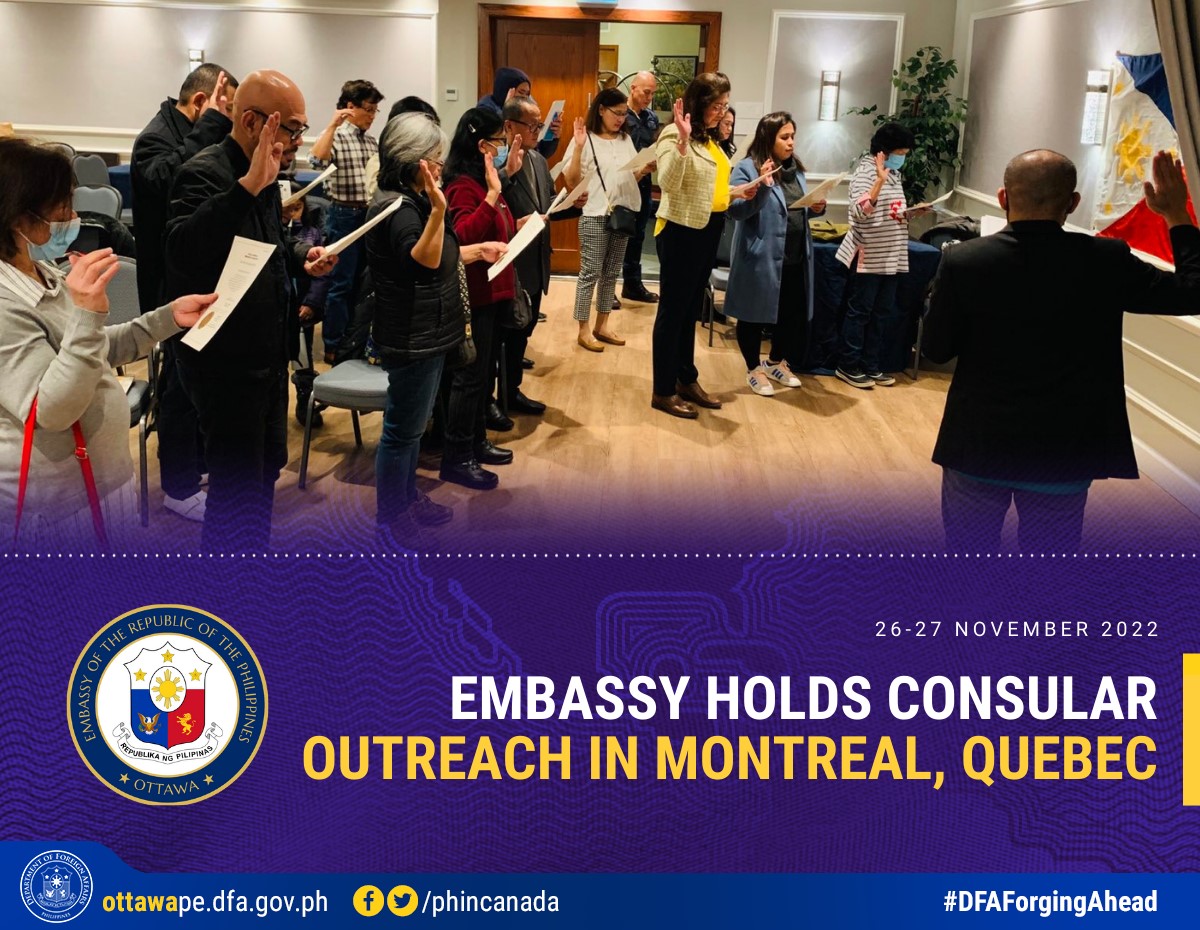 PR 231 2022 Embassy Holds Consular Outreach in Montreal w