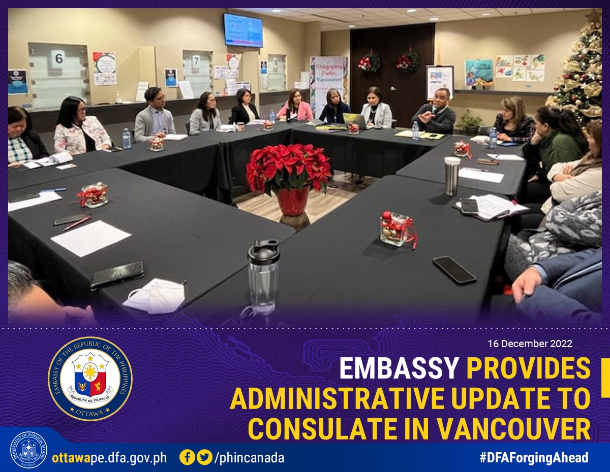 PR 243 2022 Embassy Provides Administrative Update to Consulate in Vancouver