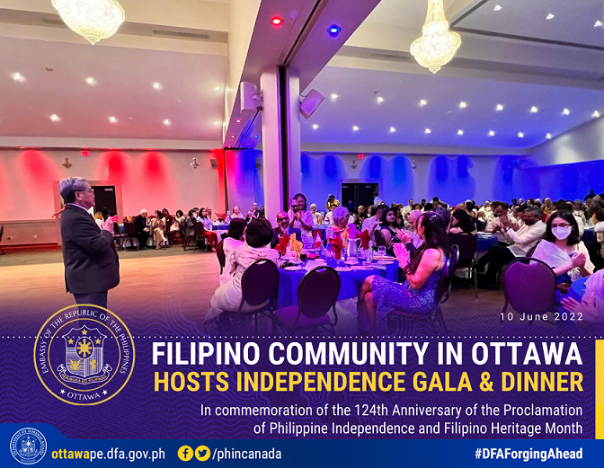 PR 99 2022 Filipino Community in Ottawa Hosts Independence Gala Dinner