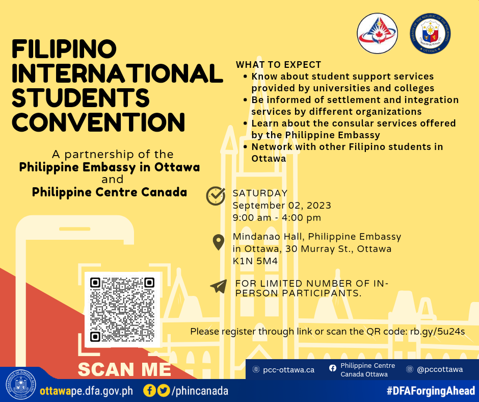 PR 118 2023 Filipino International Students Convention FISC 2 September 2023