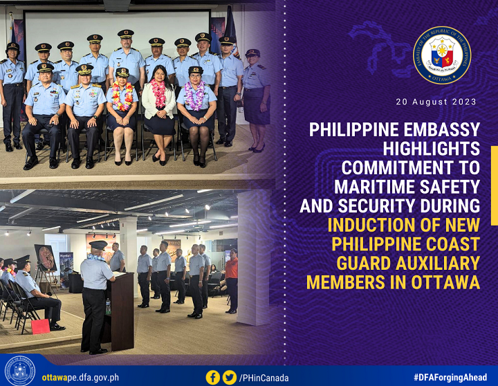 PR 133 2023 PH Embassy Welcomes New Members of the PCGA 215.1st Division