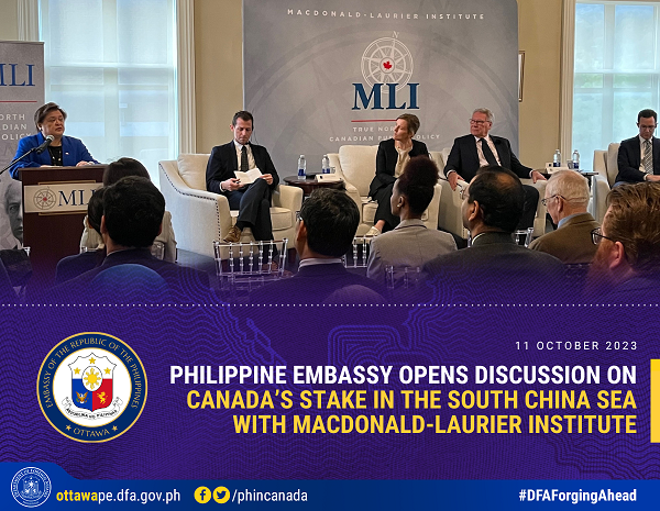 PR 175 2023 PH Embassy and MLI Discuss Canada Take in the South China Sea