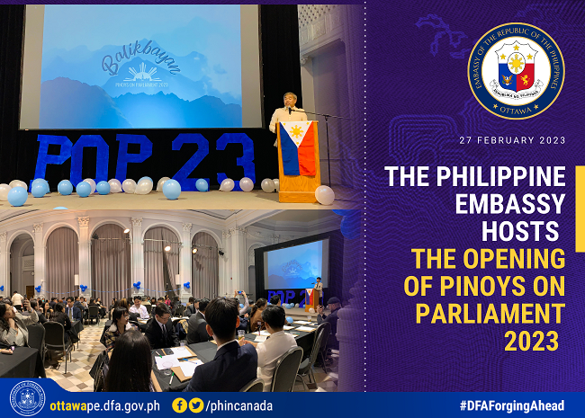 PR 189 2023 Pinoys on Parliament 20231