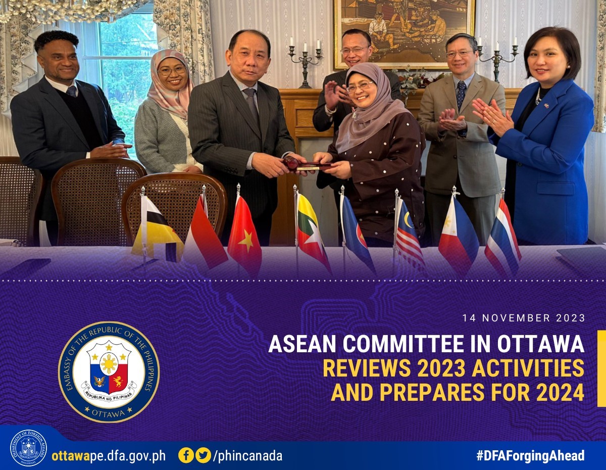 PR 198 2023 283rd ASEAN Committee in Ottawa Heads of Mission Meeting