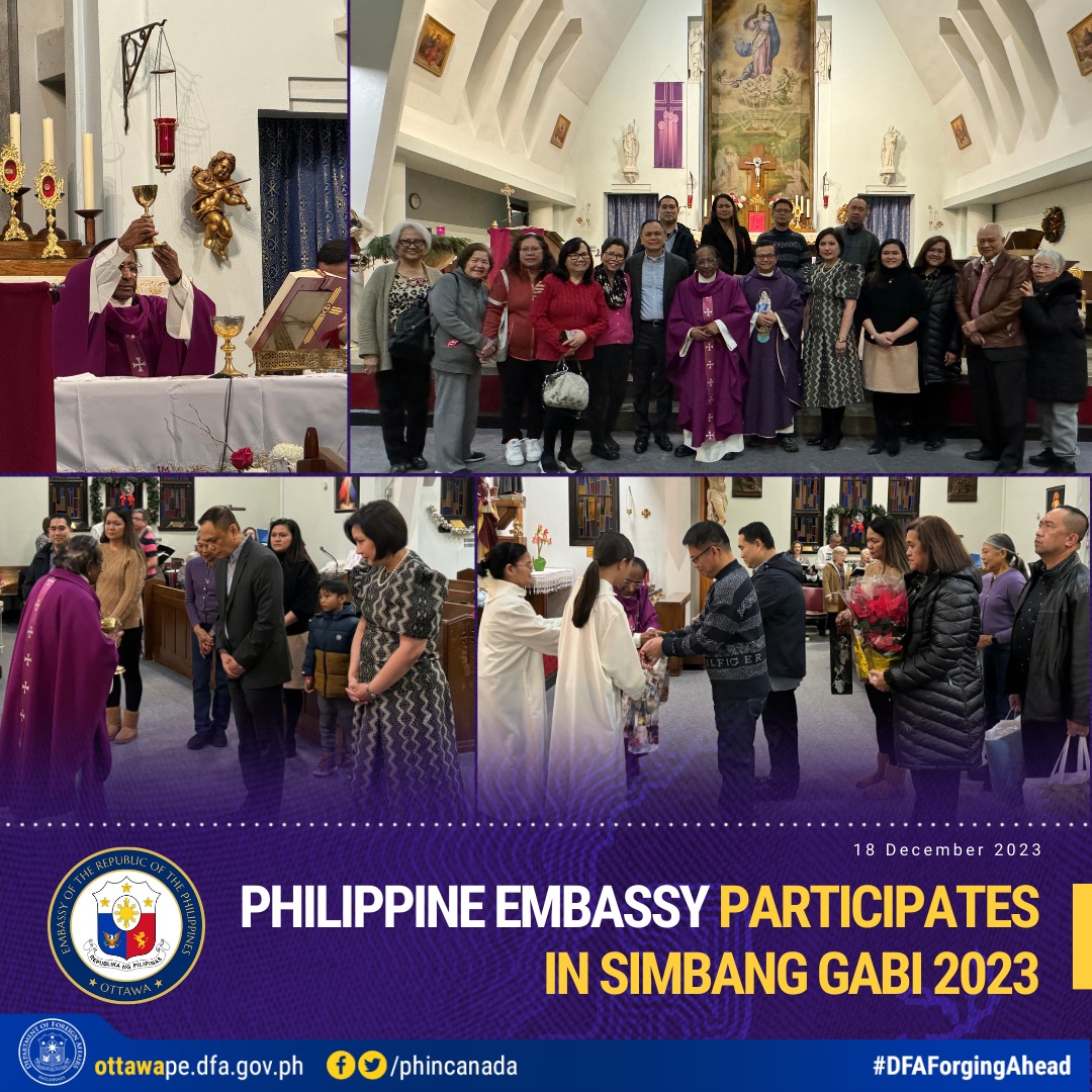 PR 220 2023 Philippine Embassy Participates in Simbang Gabi 2023