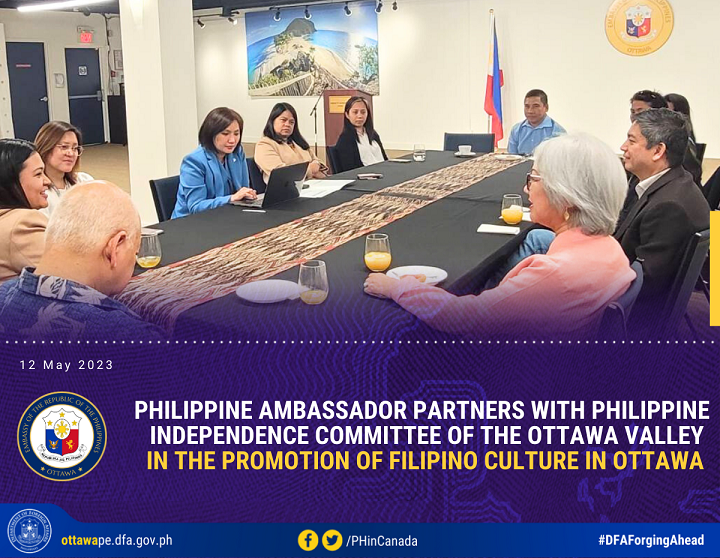 PR 56 2023 Philippine Ambassador Meets with Officers of the PICOV