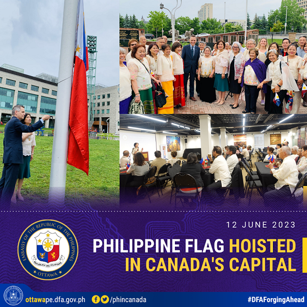 PR 78 2023 Philippine Flag Hoisted in Canada Capital