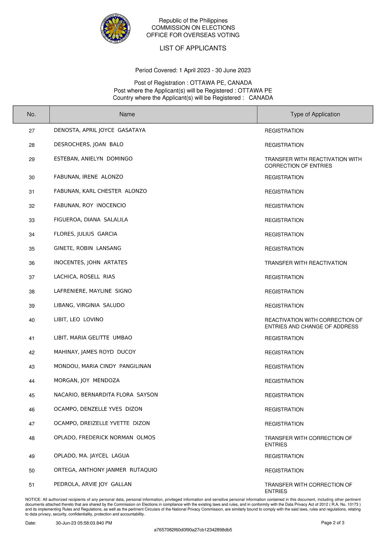 PR 96 2023 Notice of RERB Hearing 17 July 2023 003