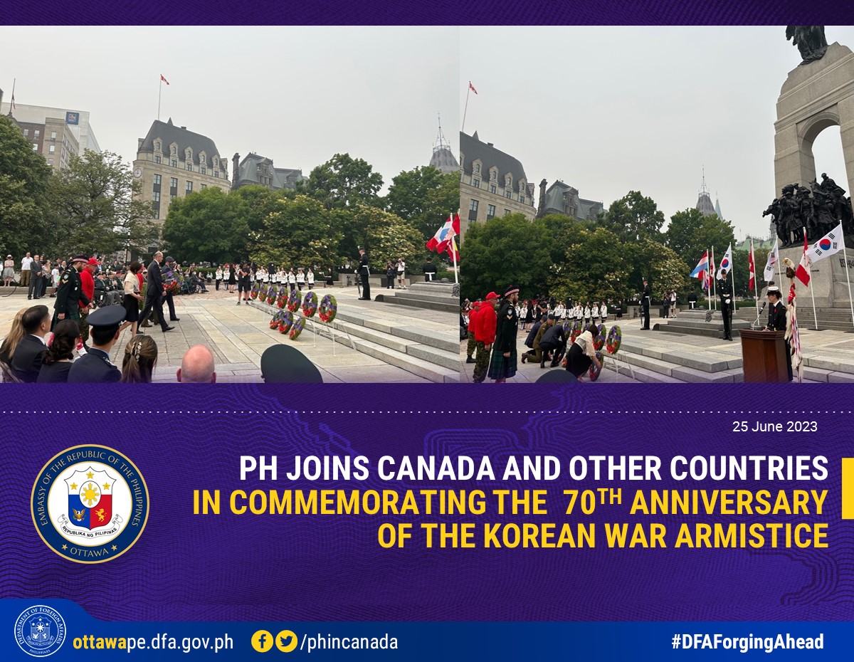 PR 97 2023 PH Joins Canada and Other Countries 70th Anniversary of the Korean War Armistice