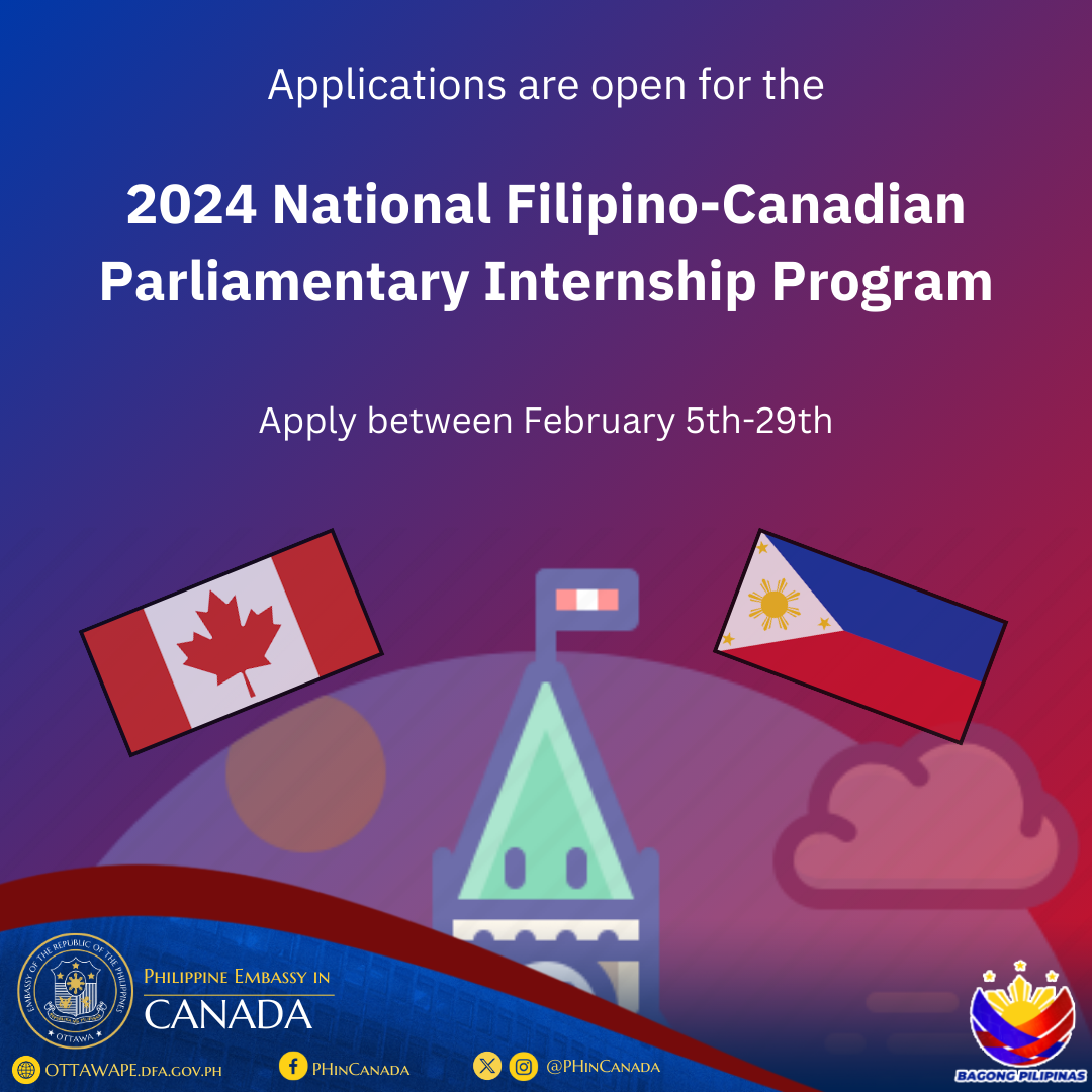 PR 23 2024 Canada Philippines Parliamentary Internship Program 2