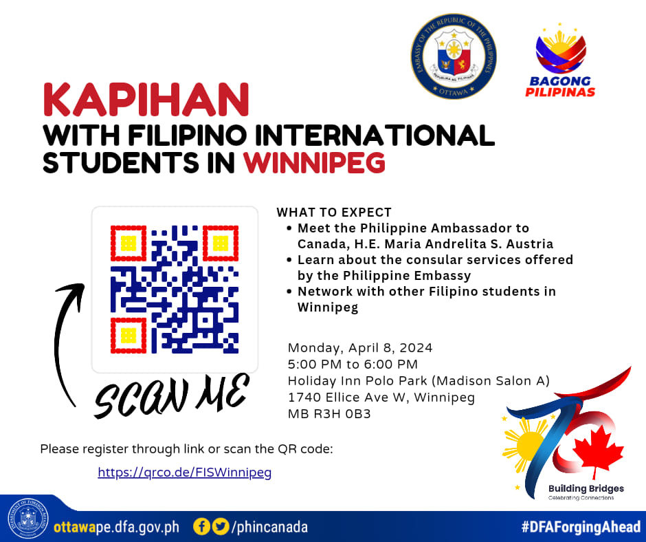 PR 48 2024 rev Kapihan with Filipino International Student in Winnipeg