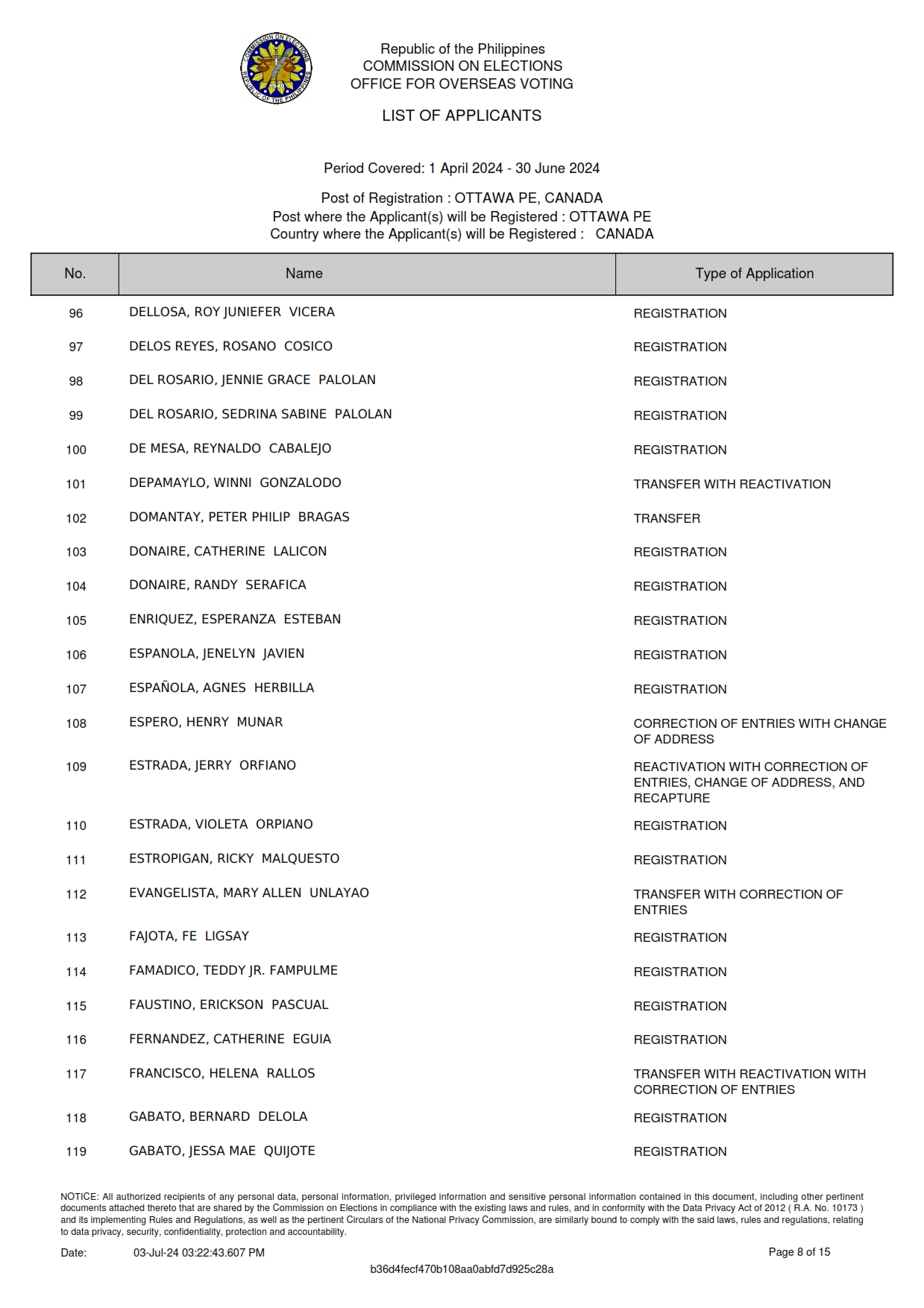 PR 91 2024 Notice of RERB Hearing 15 July 2024 009